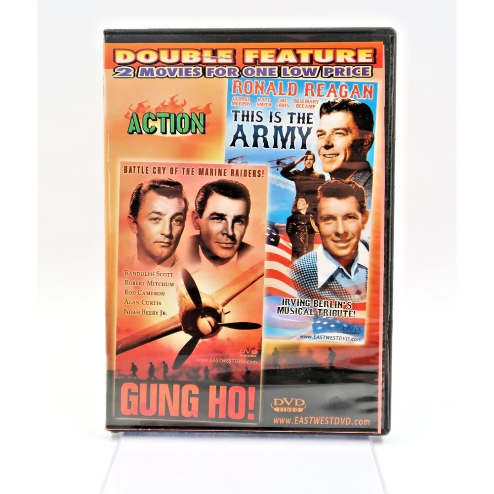 GUNG HO! THIS IS THE ARMY DVD Double Feature Ronald Reagan Michael Curtiz